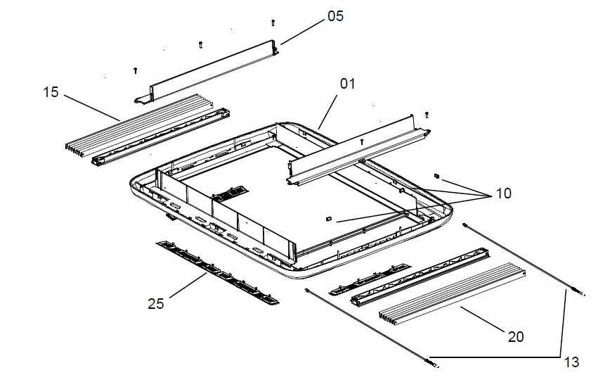 MIDI HEKI INTERIOR WITH BAR Leisure Spares